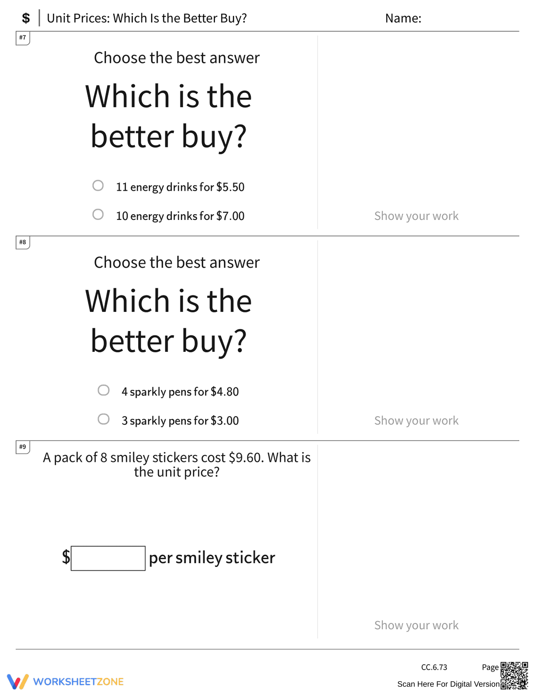 Determine the Better Buy - Page 3