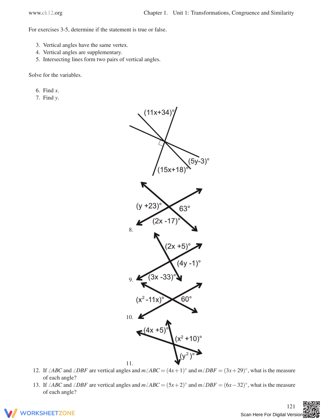 Understanding Vertical Angles Theory - Page 5