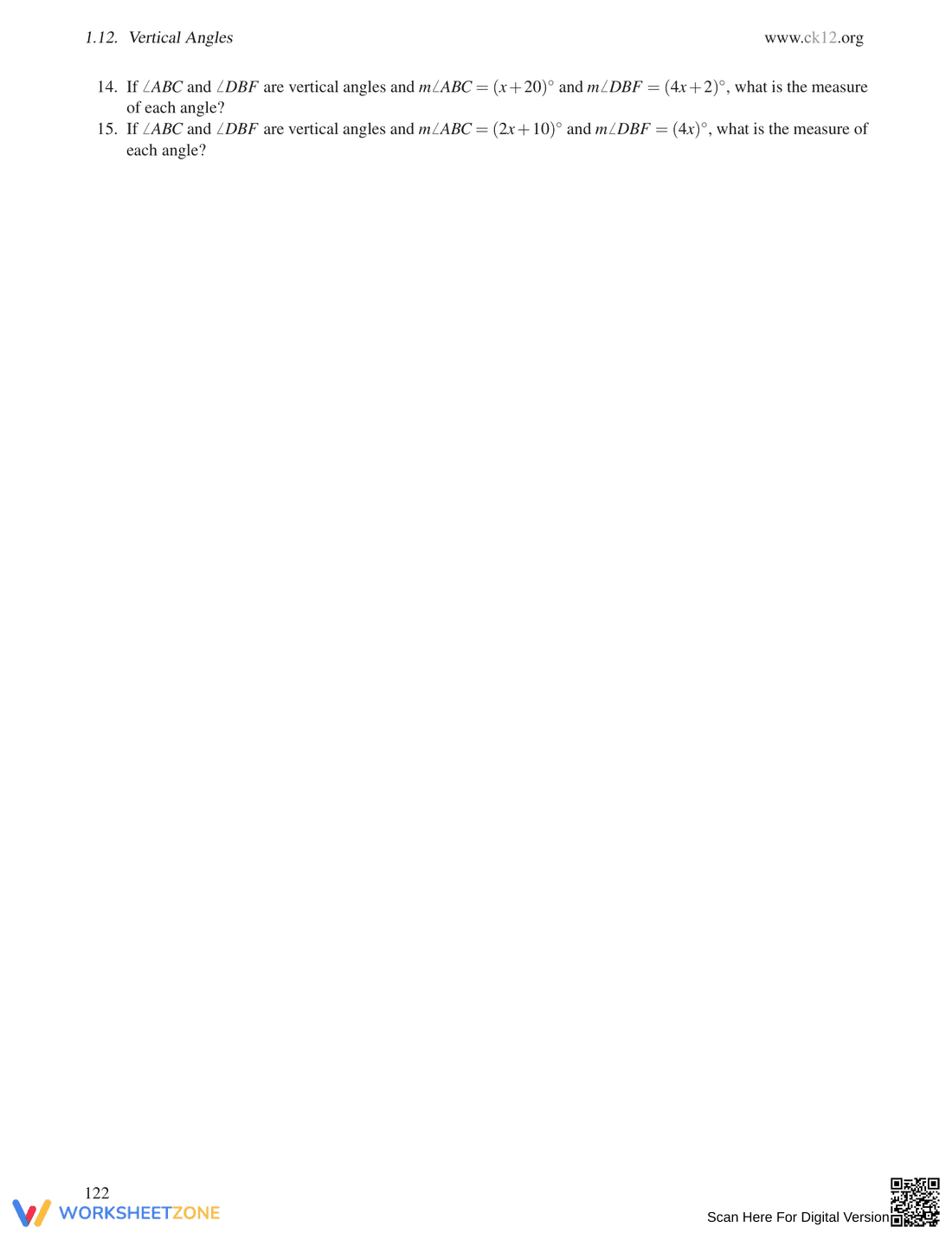 Understanding Vertical Angles Theory - Page 6