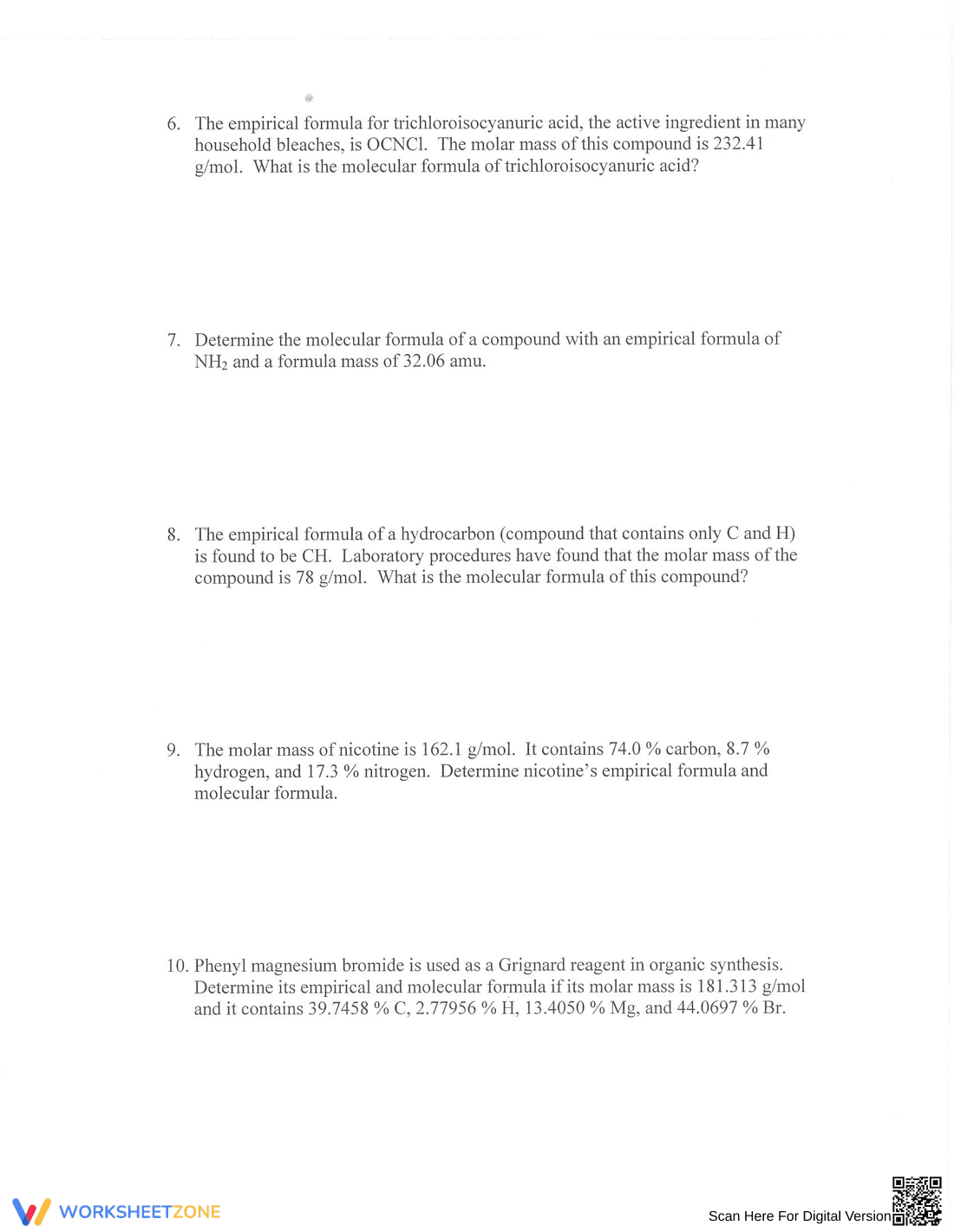 Find Percent Composition and Molecular Formula - Page 2