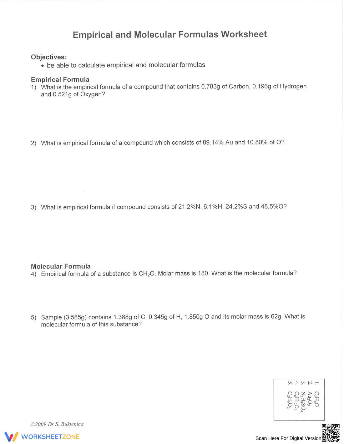 Find Percent Composition and Molecular Formula - Page 4