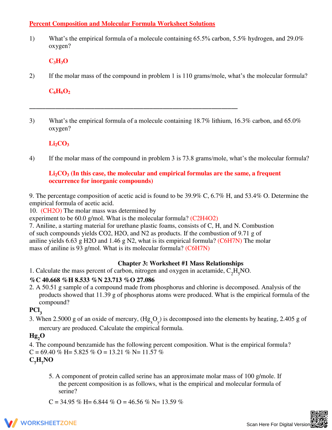Discover Empirical and Molecular Formulas - Page 4