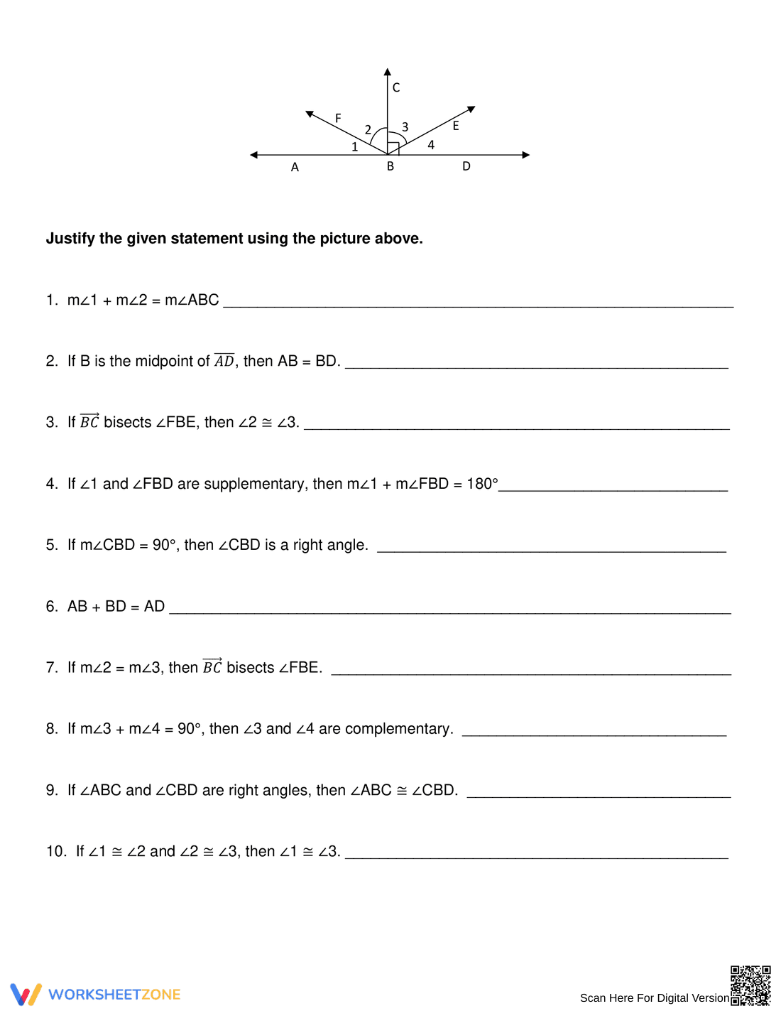 Master Geometric Proofs with This Updated Worksheet - Page 2