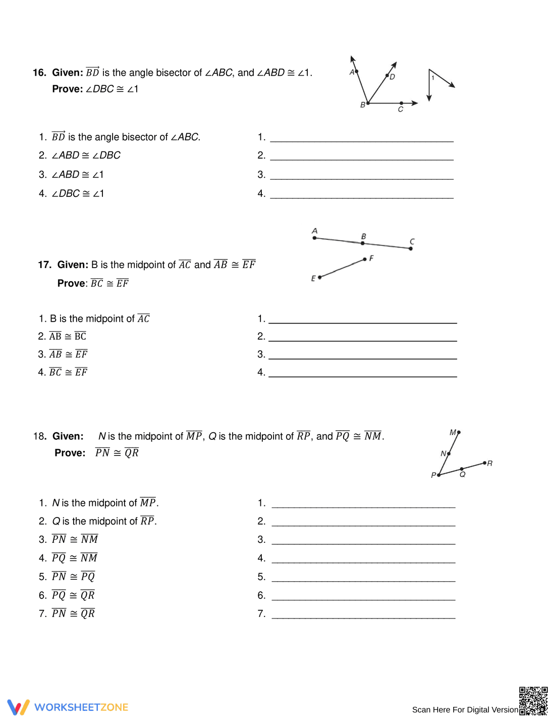 Master Geometric Proofs with This Updated Worksheet - Page 4