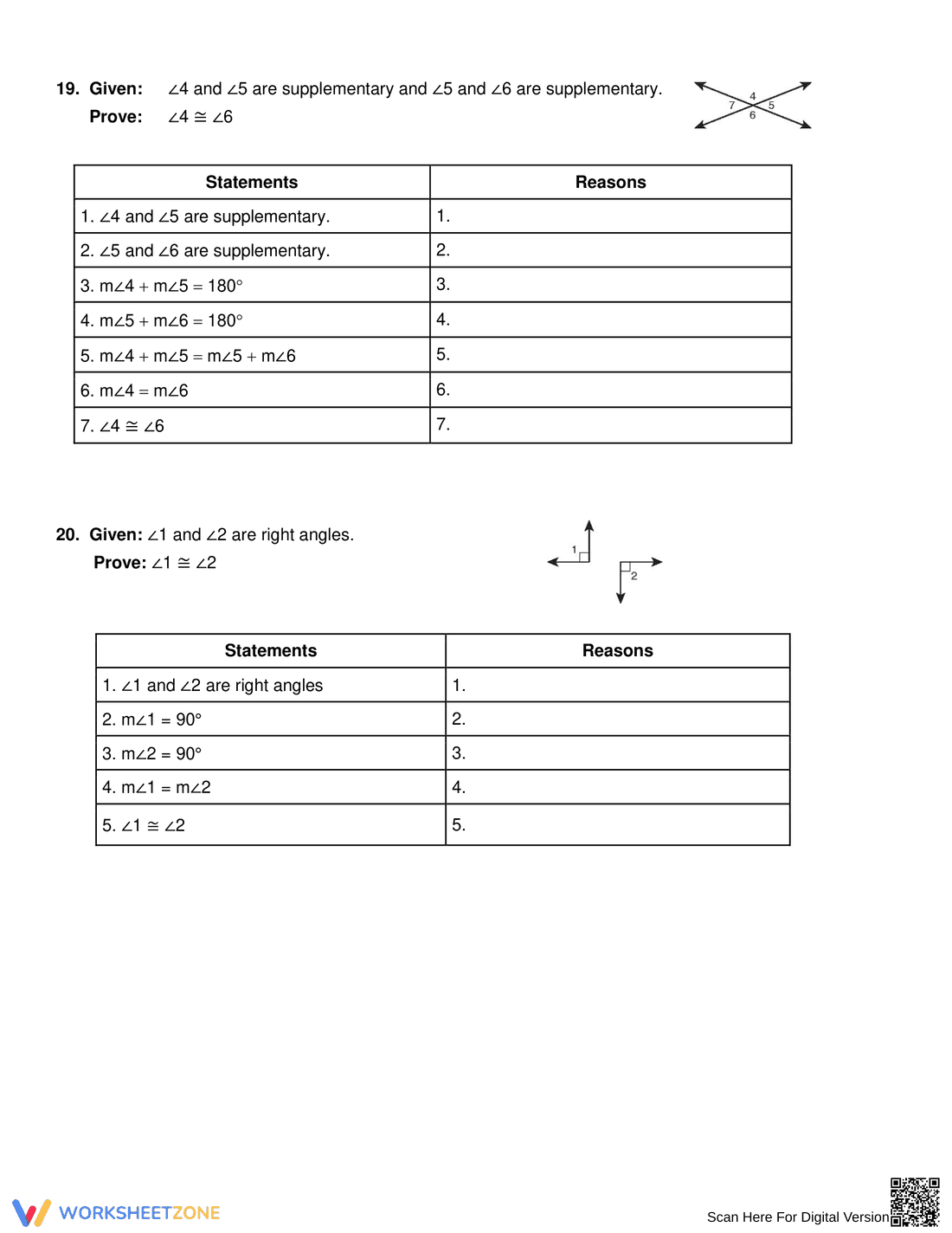 Master Geometric Proofs with This Updated Worksheet - Page 5