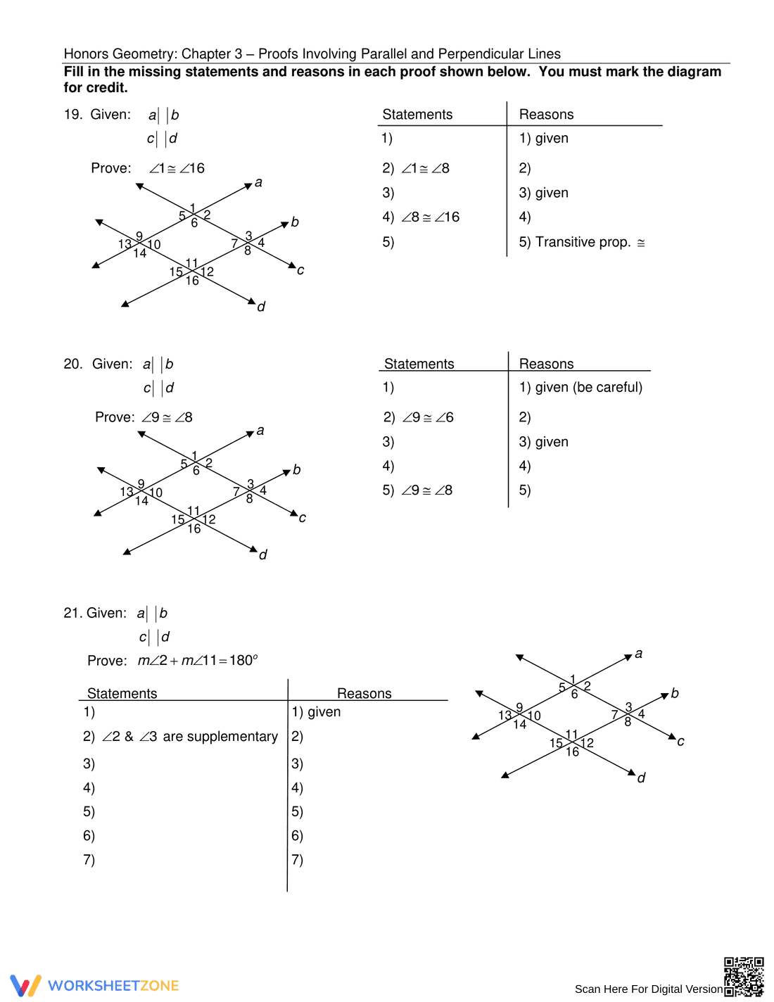Practice with Geometric Proofs - Page 2