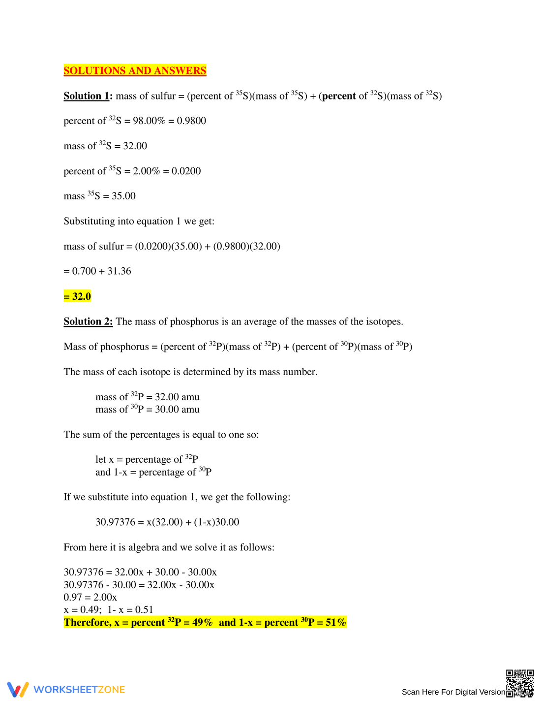 Isotope Practice Problems: Chemistry Essentials - Page 2