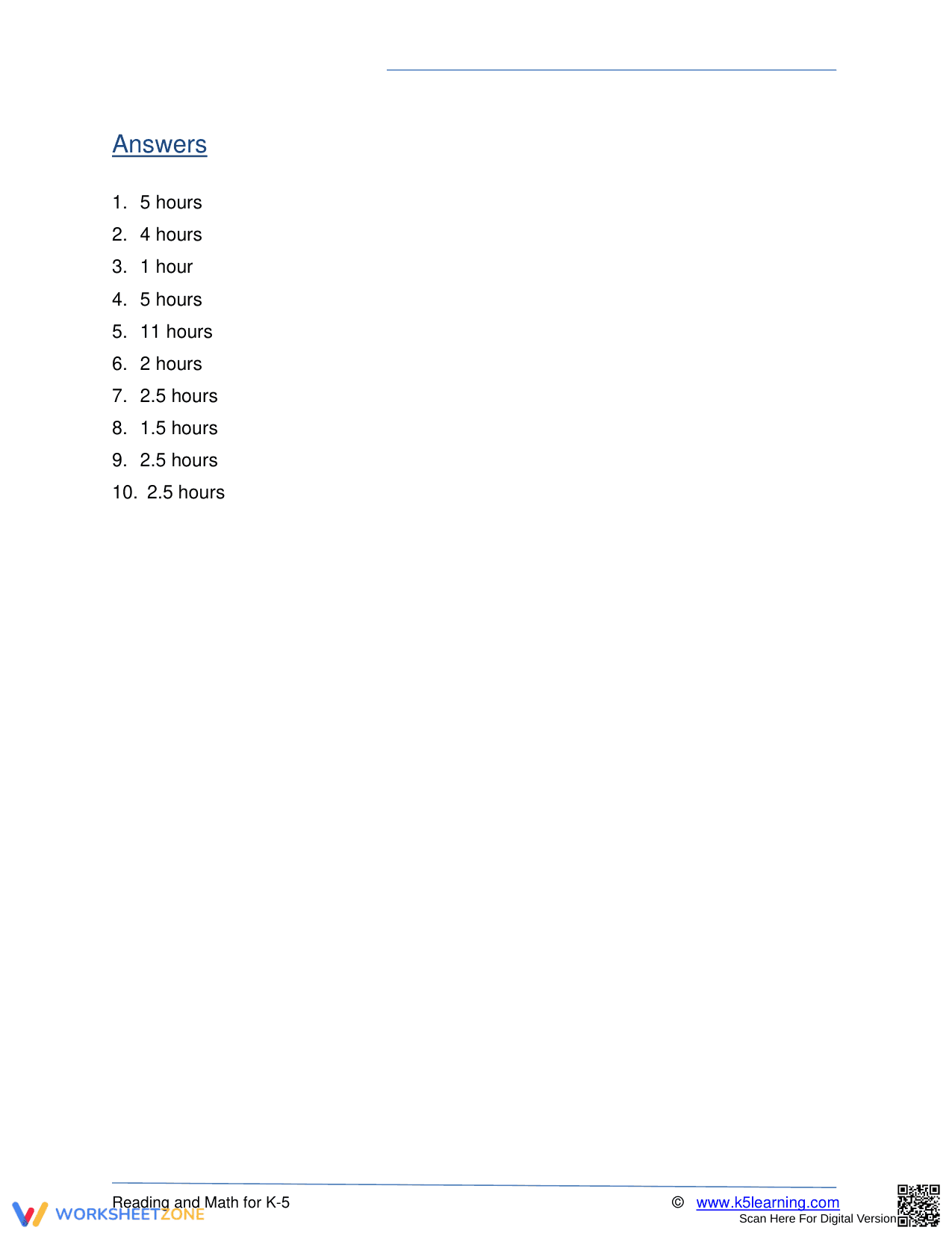 Calculate How Much Time Went By: Practice - Page 2