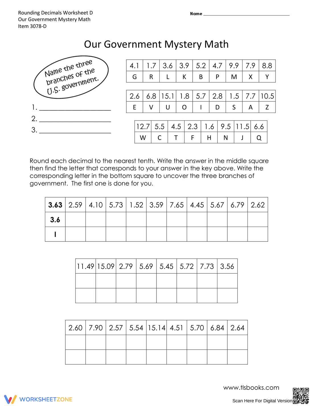 Practice Rounding Decimals with this Comprehensive Worksheet - Page 4