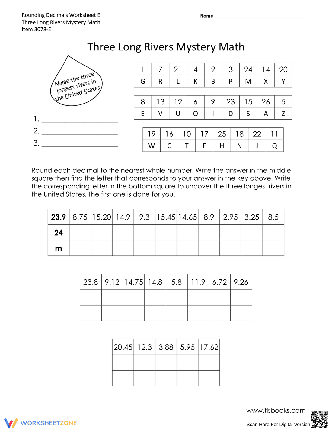 Practice Rounding Decimals with this Comprehensive Worksheet - Page 5