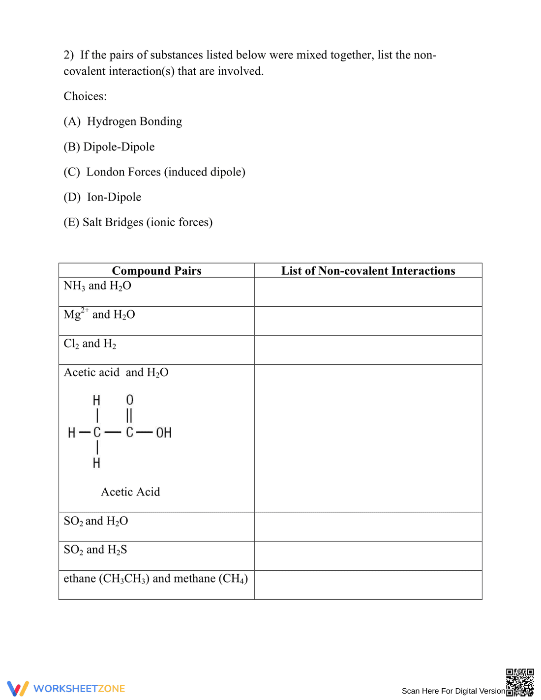 Summary Intermolecular Forces Worksheet and Key - Page 3