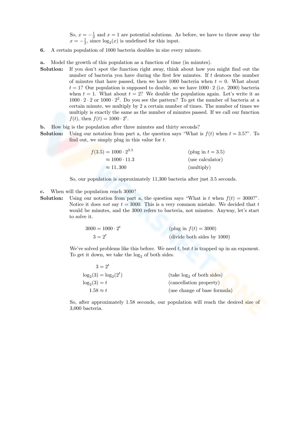 Utilizing Logarithm Properties - Page 7