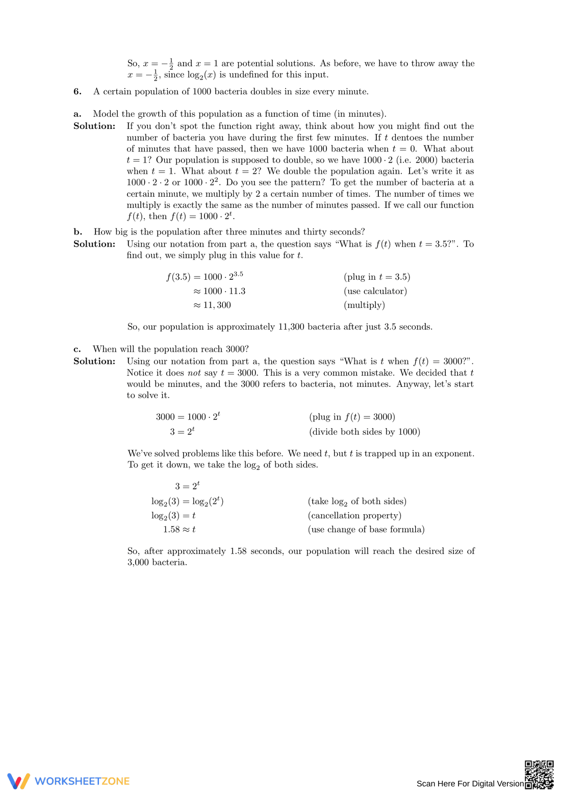 Utilizing Logarithm Properties - Page 7