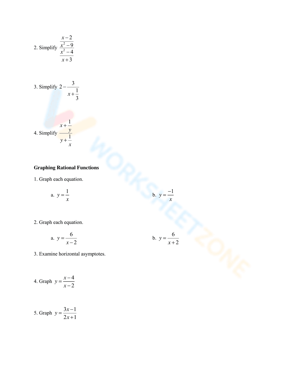 Updated Rational Expressions - Page 3