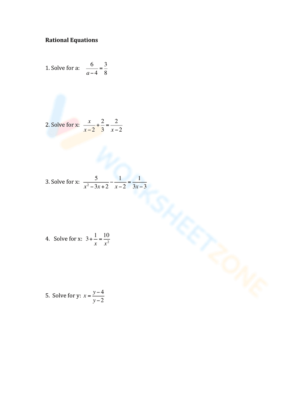 Updated Rational Expressions - Page 4