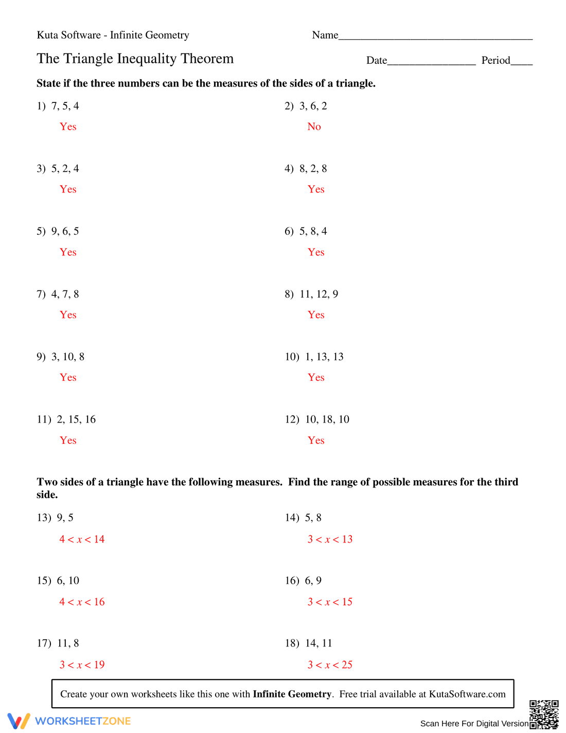 The Triangle Inequality Theorem - Page 2