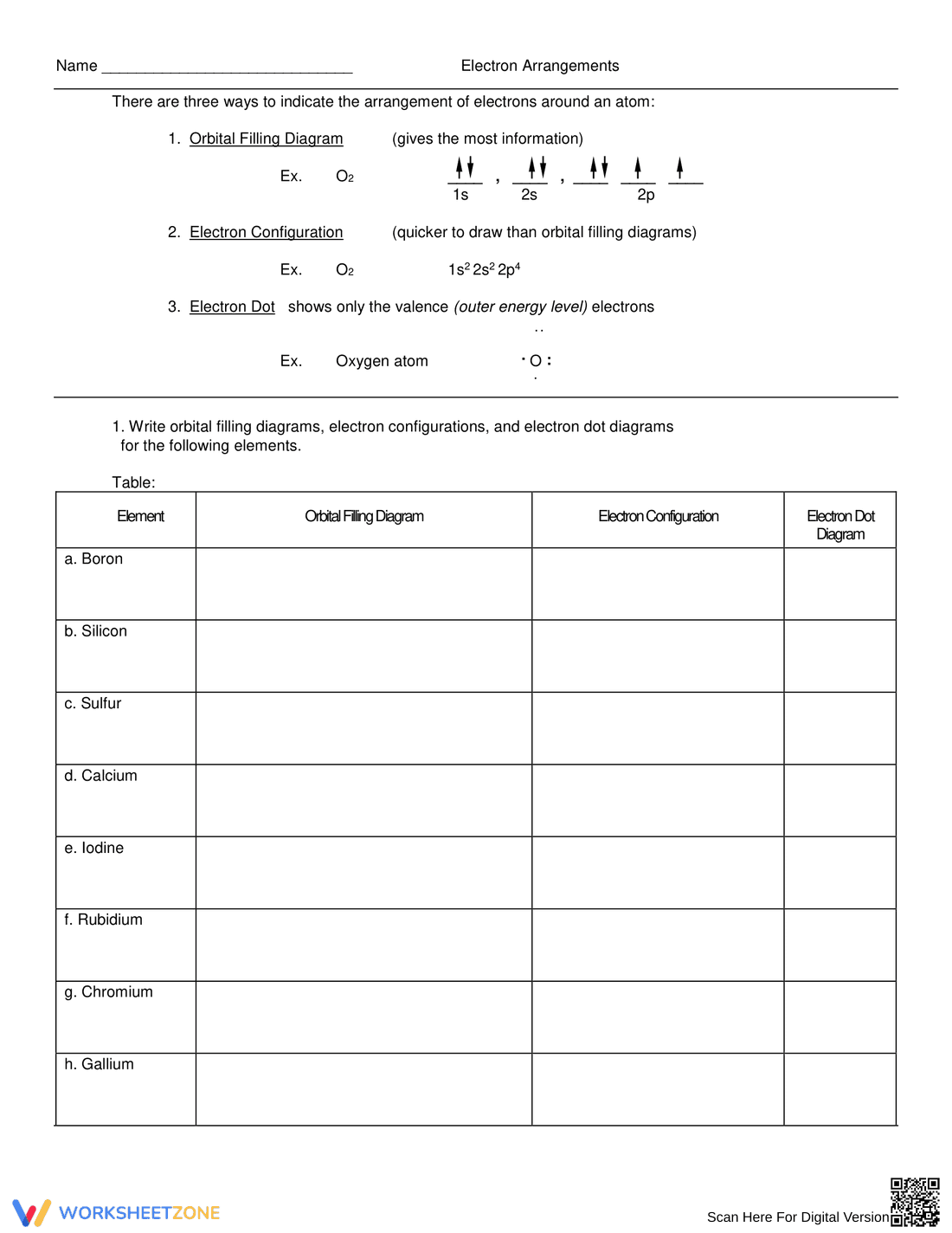 Writing Electron Configurations Practice - Page 4