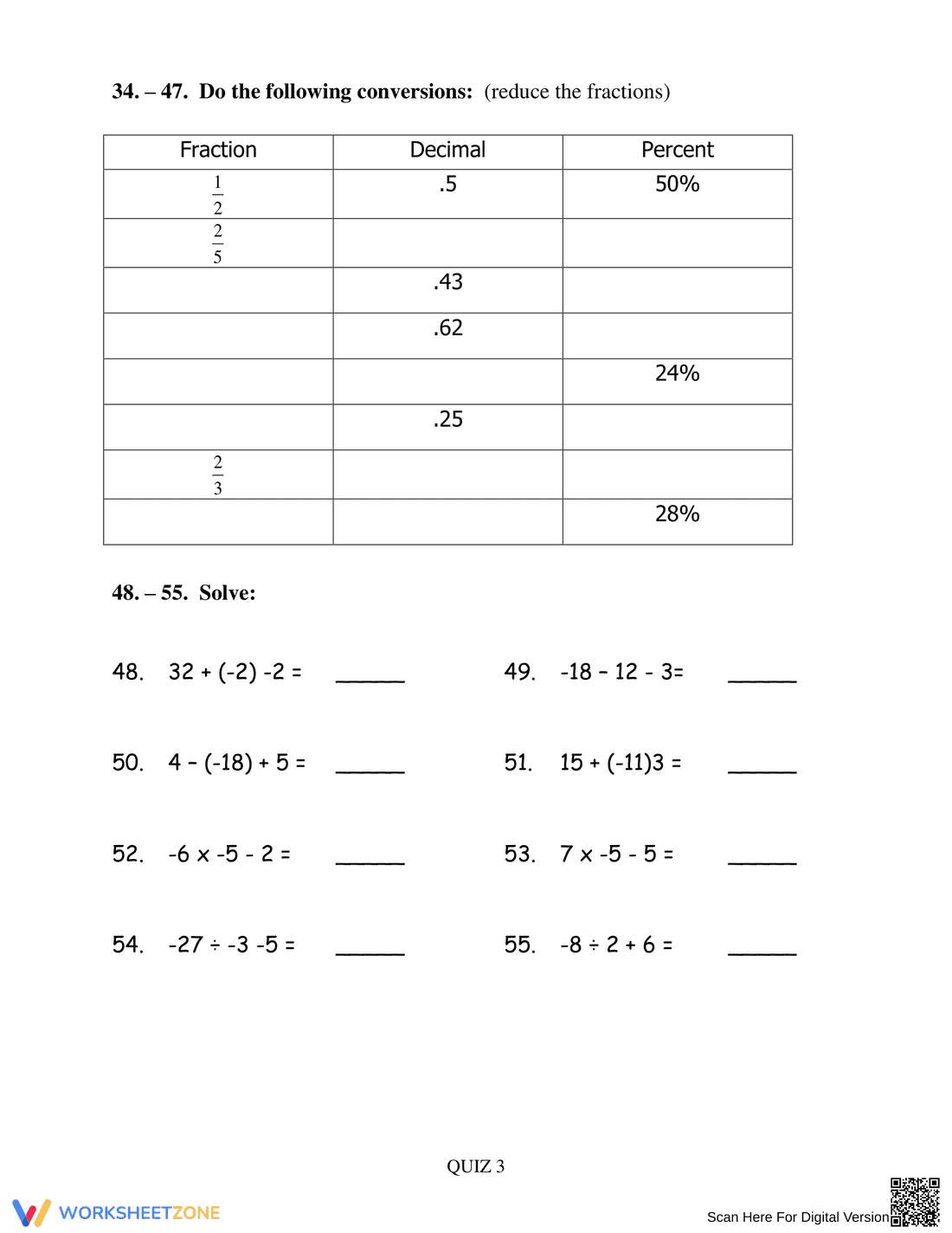 Exploring the Real Number System Worksheet - Page 4