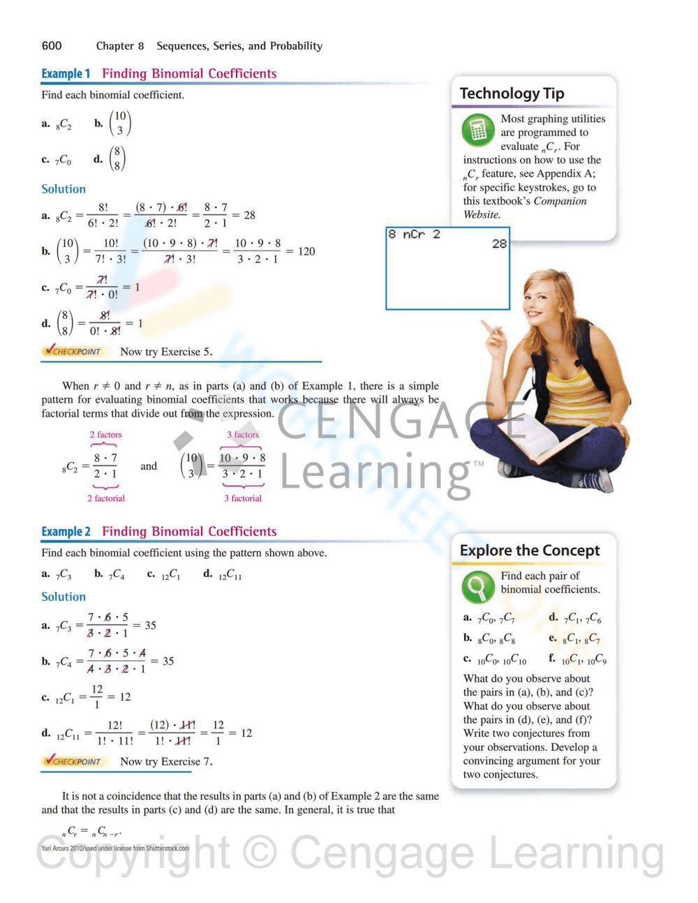 Binomial Theorem Worksheet: Expand Expressions - Page 2