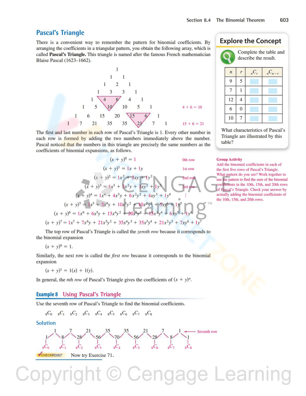 Binomial Theorem Worksheet: Expand Expressions - Page 5