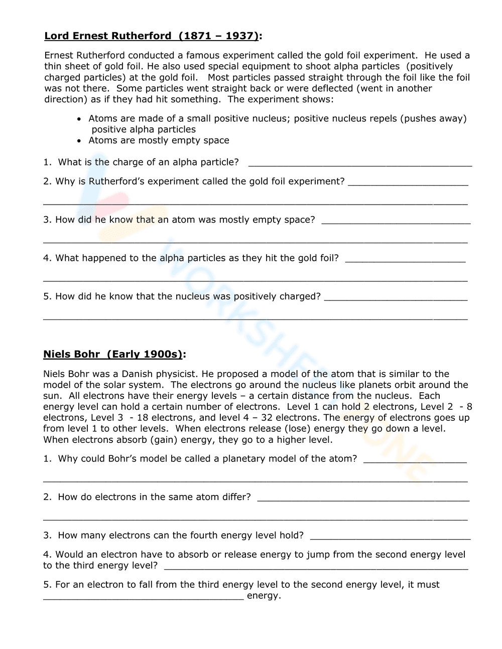 Learn History of the Atom - Page 2