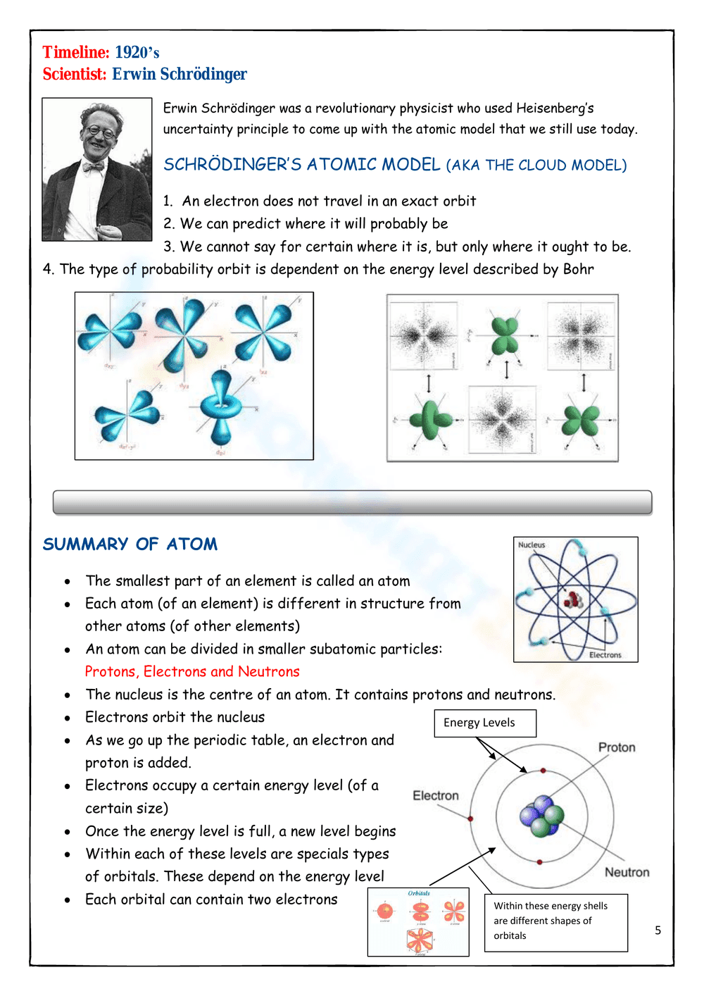 Explore the History of the Atom - Page 4