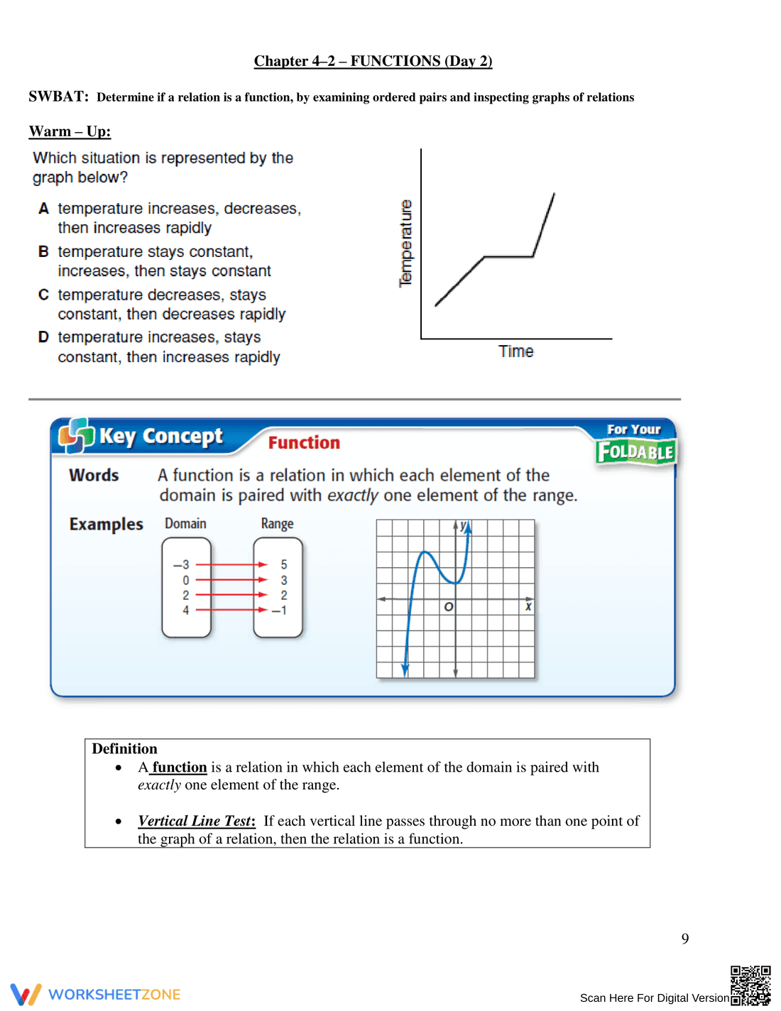 Practice Function Concepts - Page 11