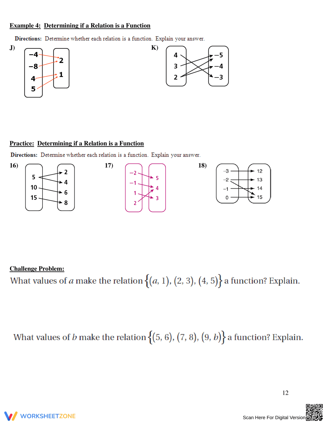 Practice Function Concepts - Page 14