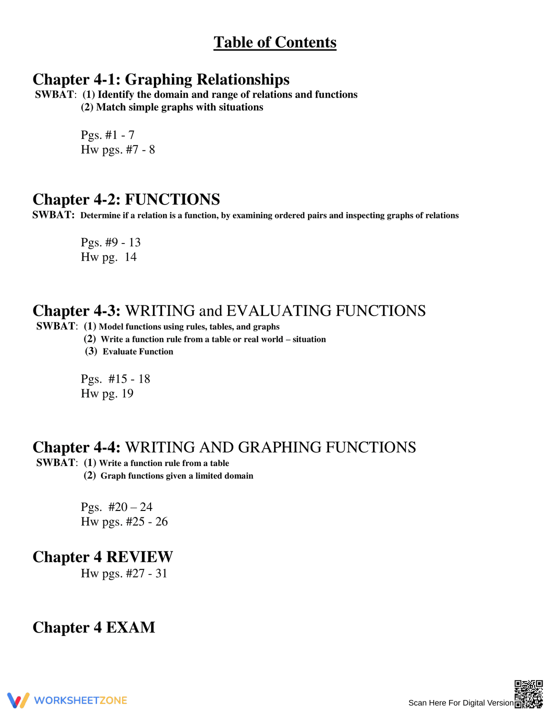 Practice Function Concepts - Page 2