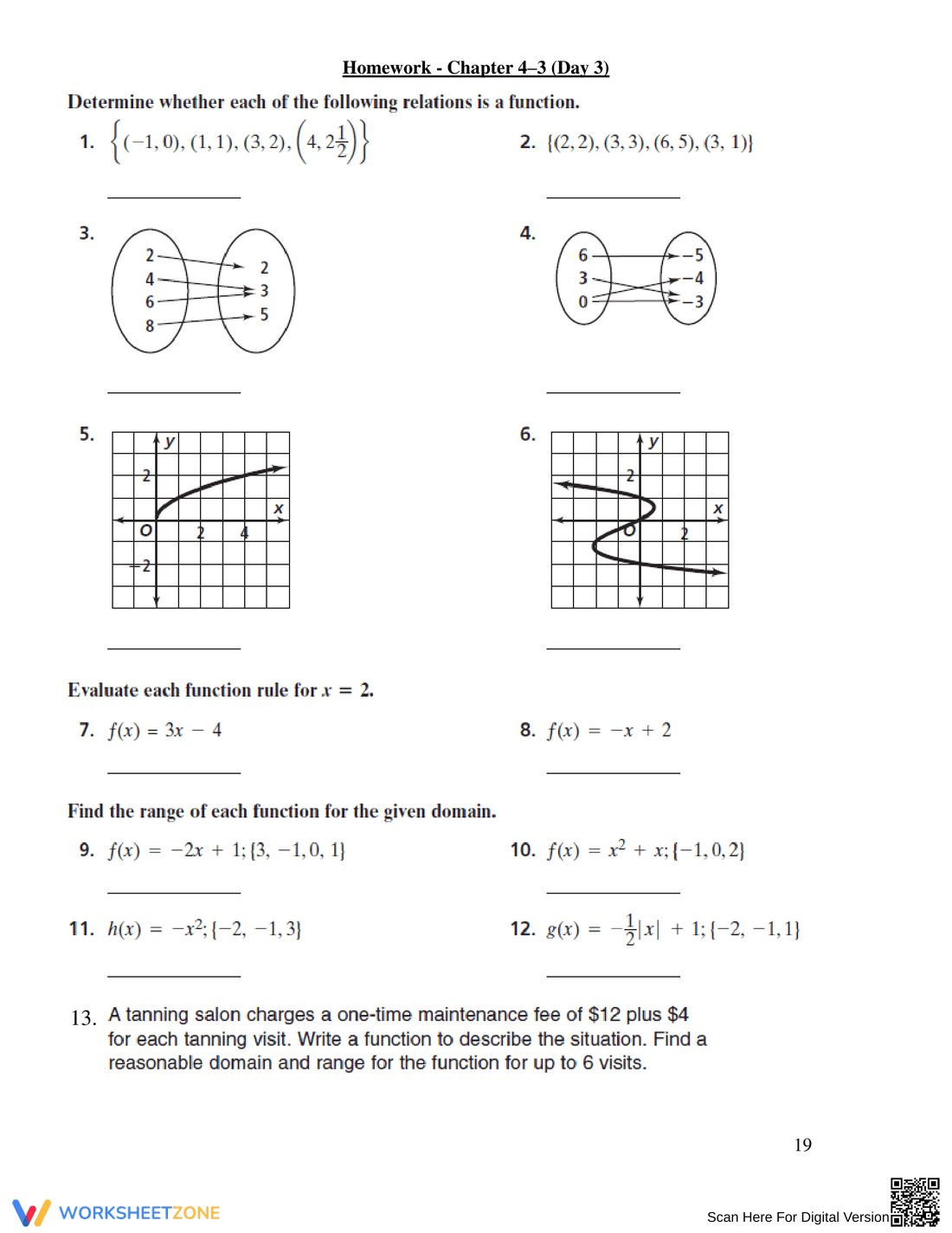 Practice Function Concepts - Page 21