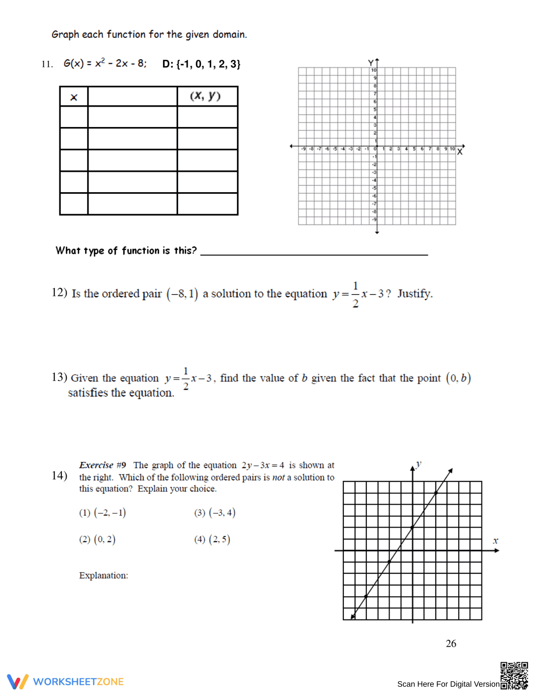 Practice Function Concepts - Page 28
