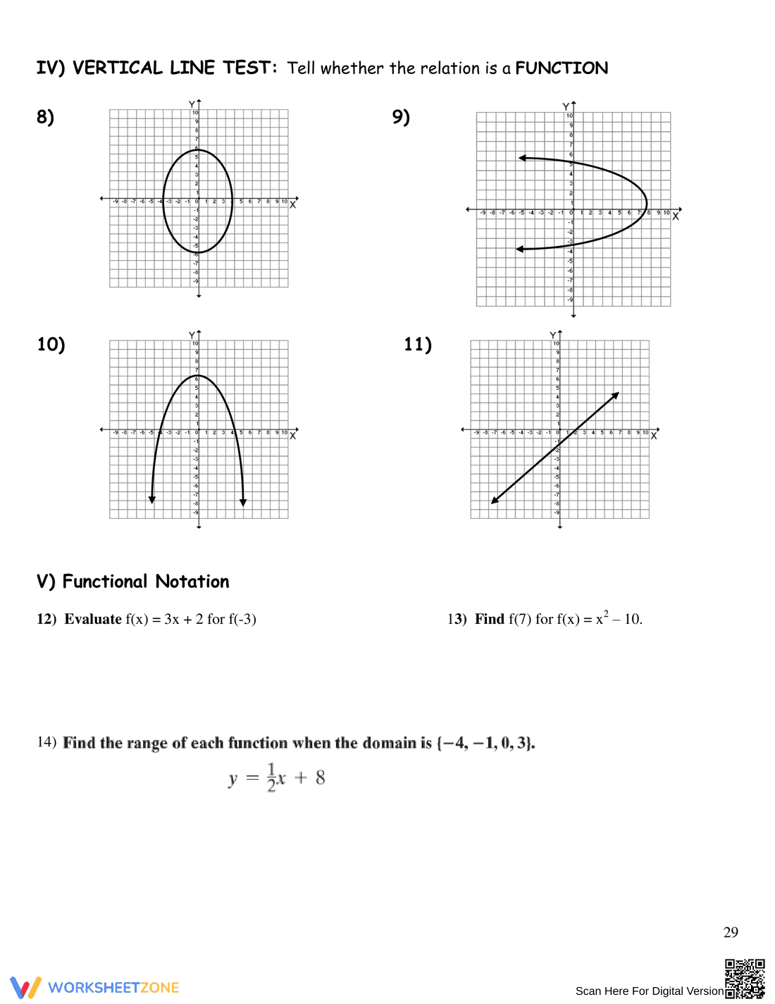 Practice Function Concepts - Page 31