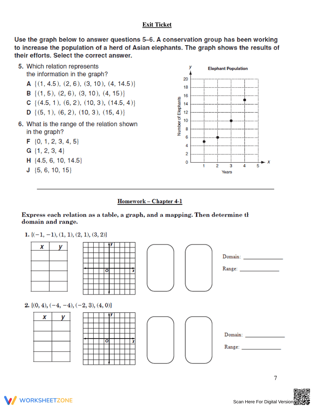 Practice Function Concepts - Page 9