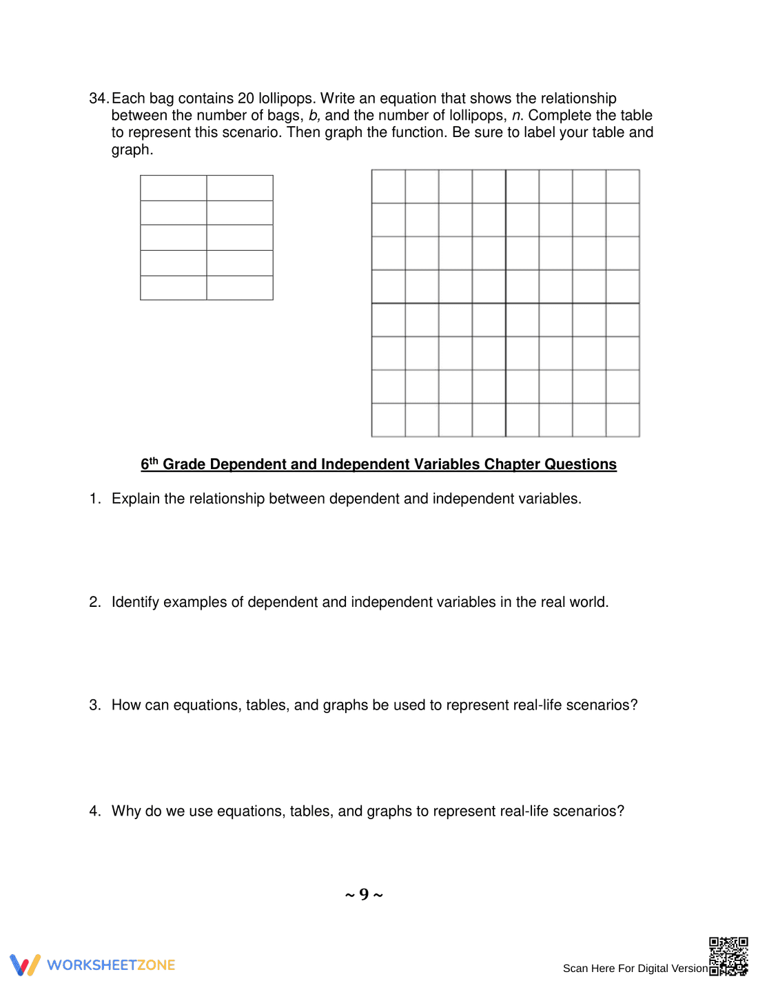 Understanding Dependent and Independent Variables - Page 9