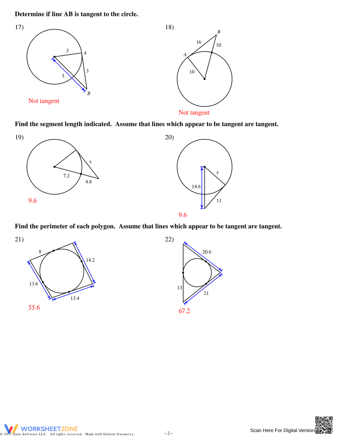 Practice with Inscribed Angles - Page 7