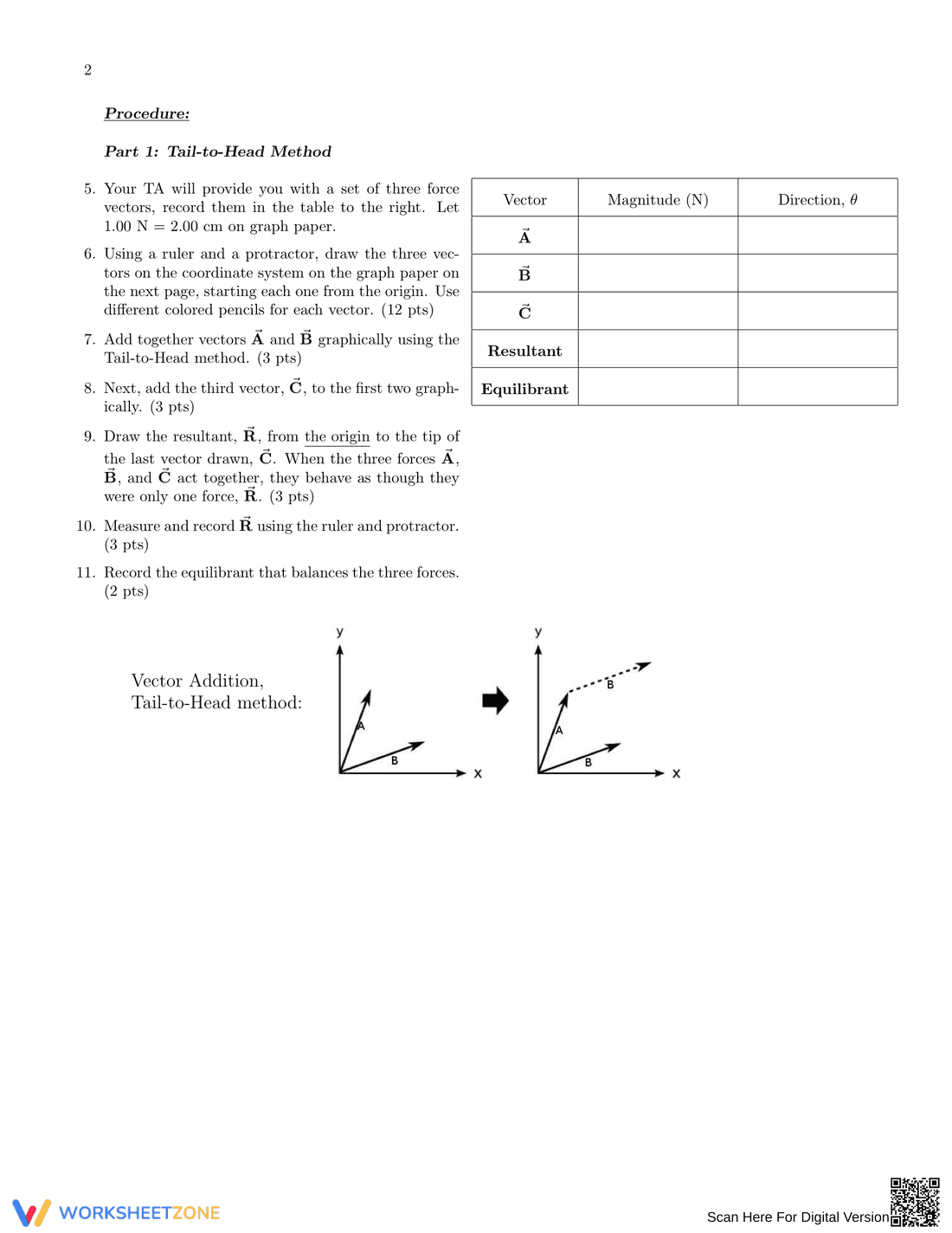 Vector Addition Worksheet - Page 2