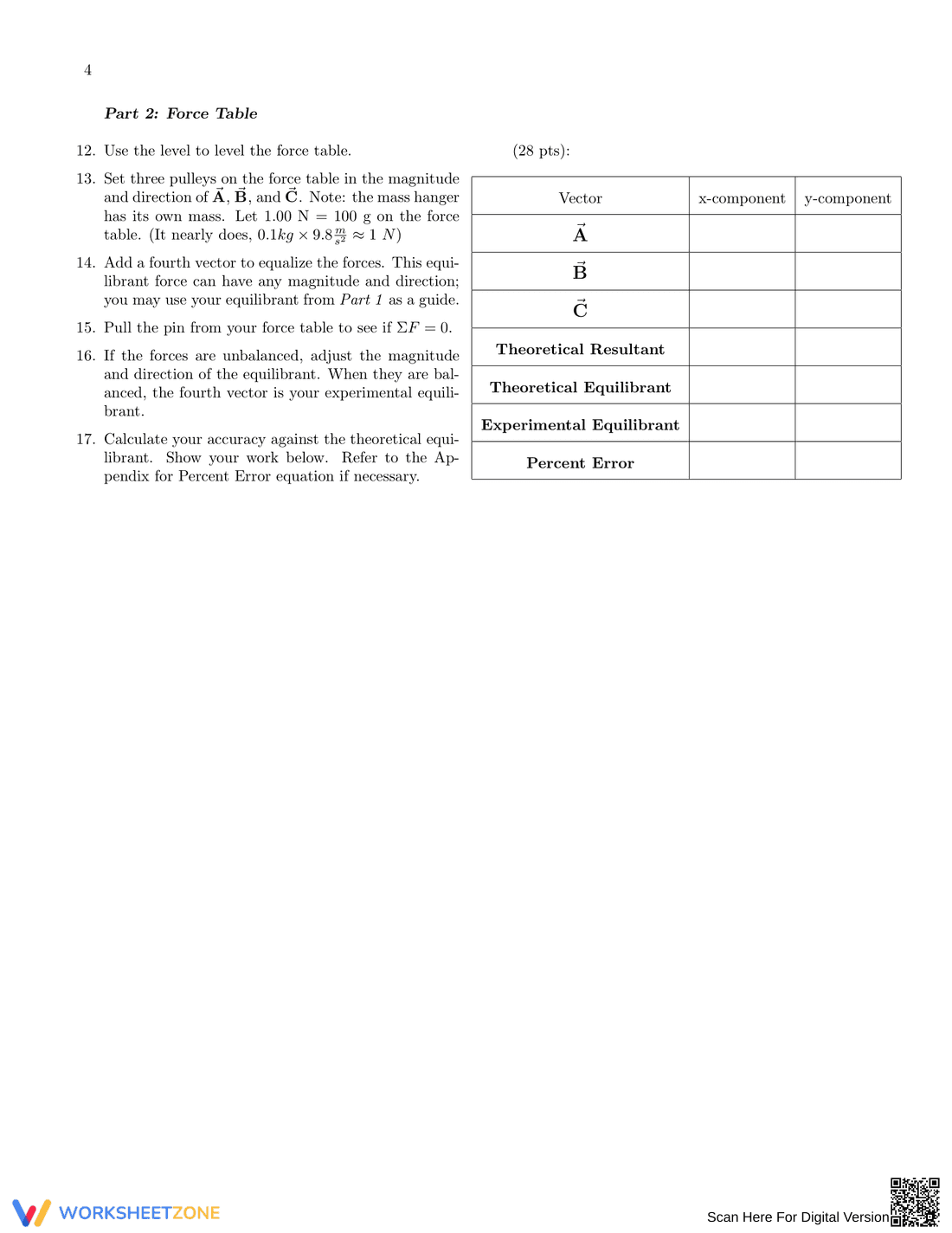 Vector Addition Worksheet - Page 4