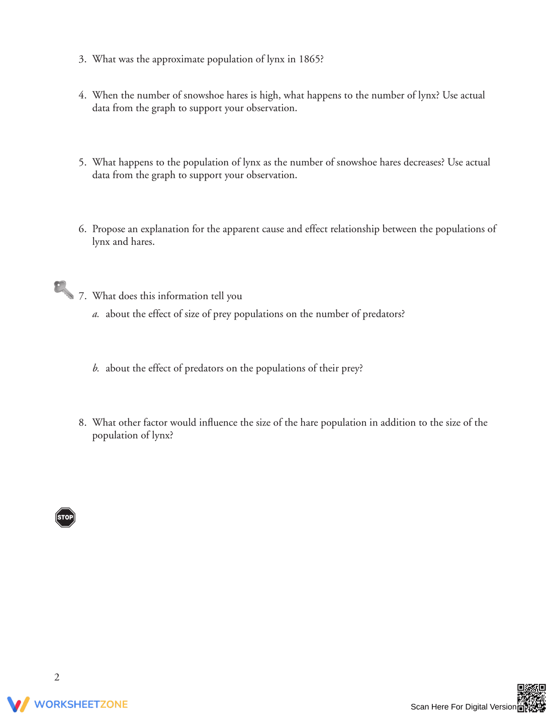 Ecological Relationships: Updated Worksheet - Page 2