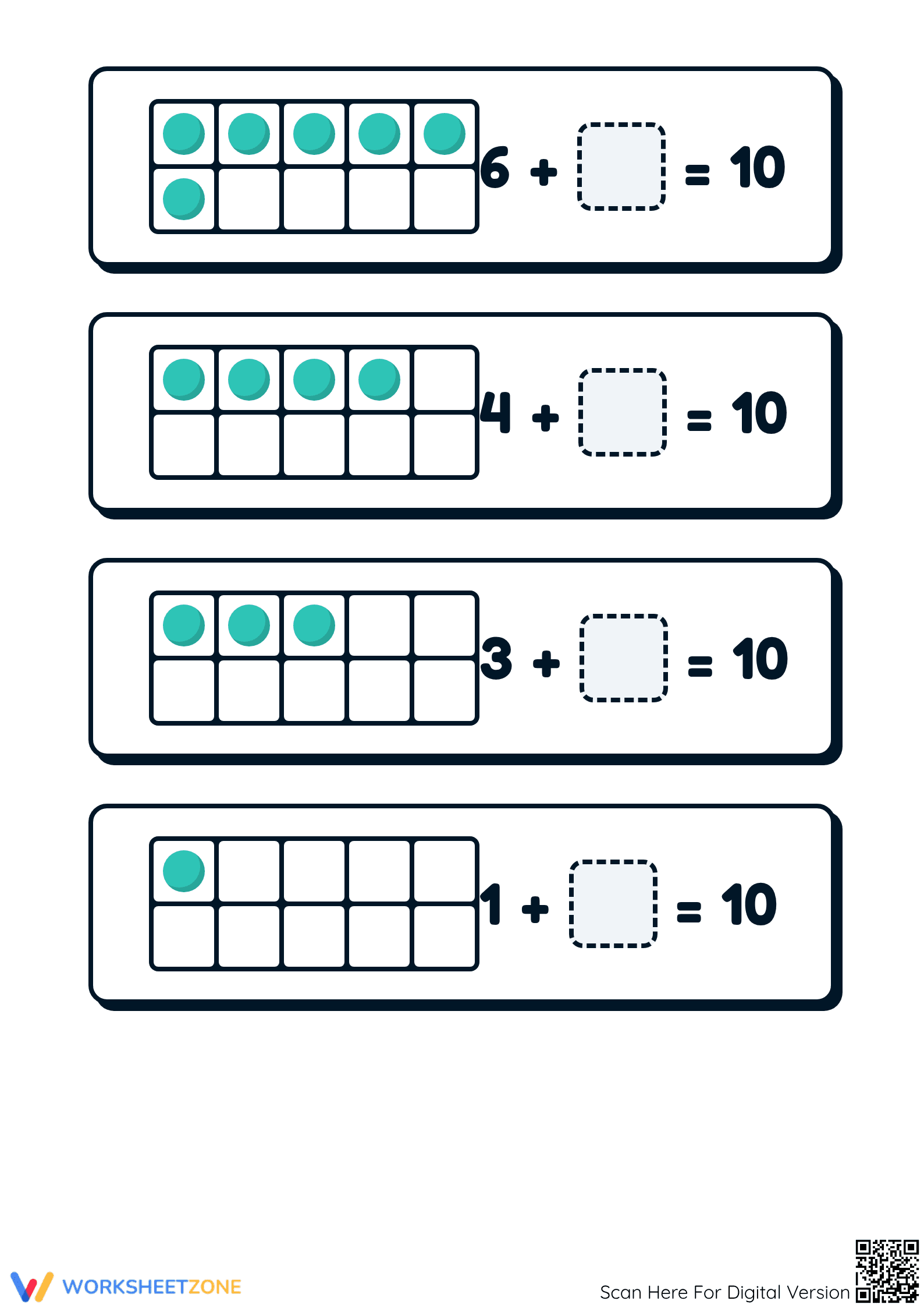 Printable Making 10 Worksheet | Grade 1-3 Essential - Page 2