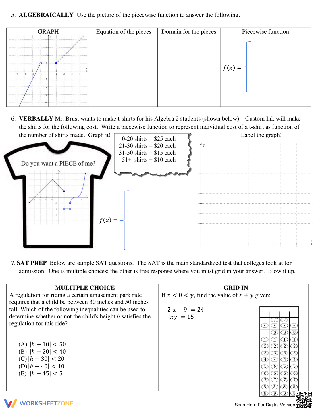 Understanding Piecewise Functions - Page 6