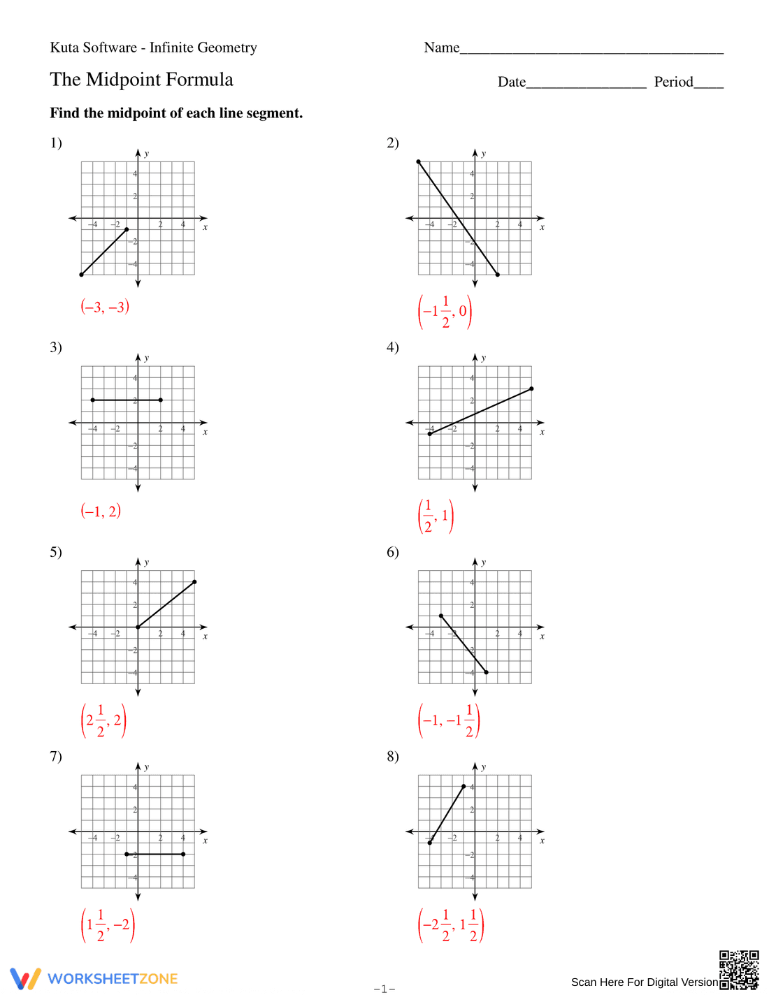 Apply the Midpoint Formula: Find the Center Point - Page 3