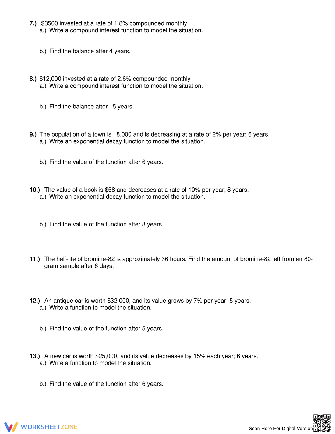 Model Exponential Growth and Decay - Page 2