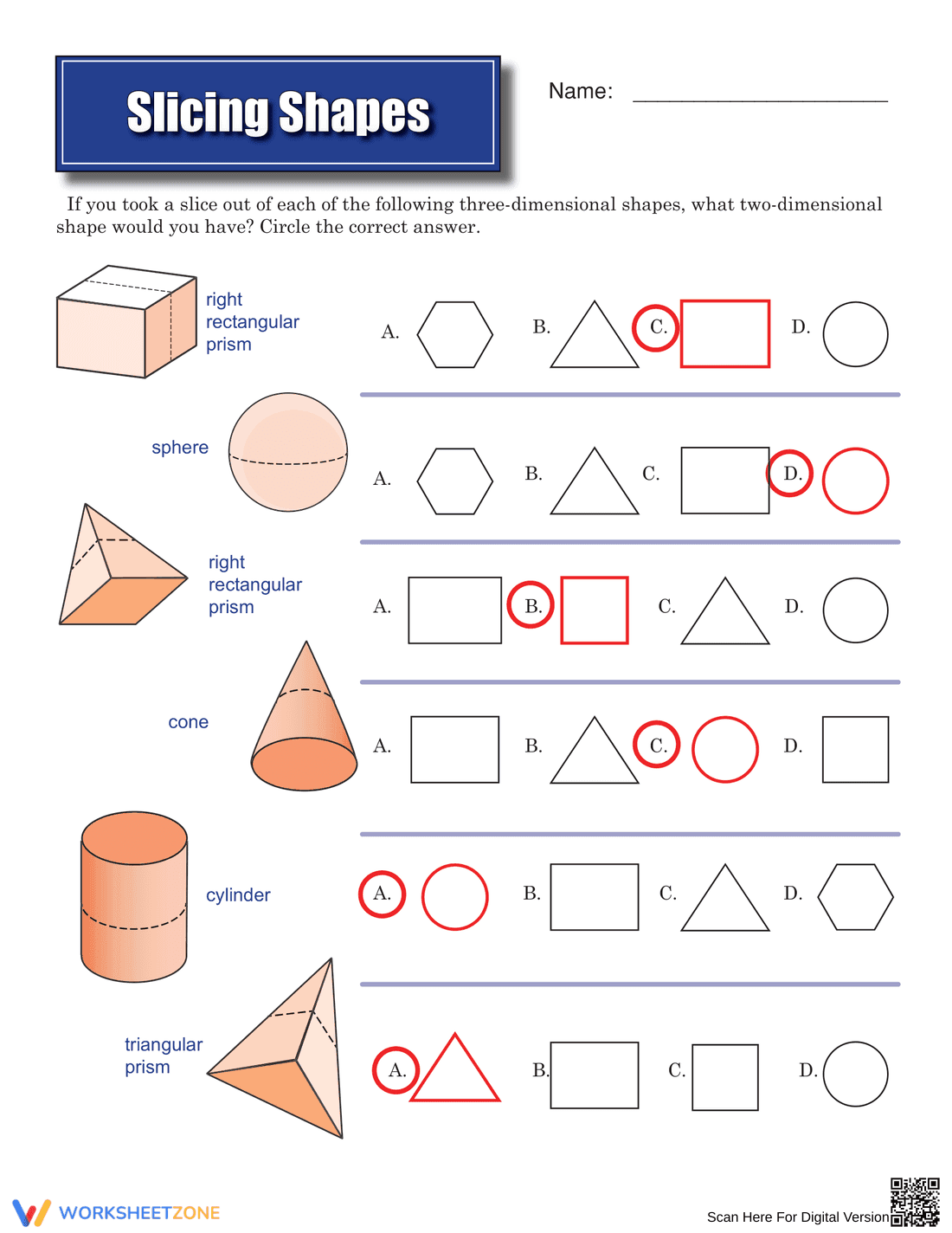 Slicing 3-Dimensional Shapes - Page 2
