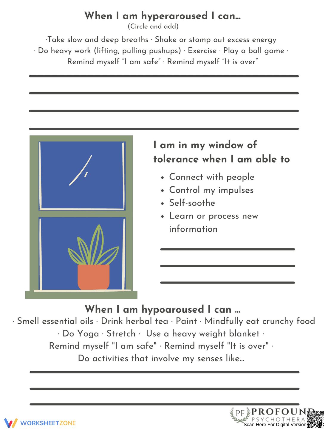 Signs of Overwhelm or Hyperarousal - Page 2