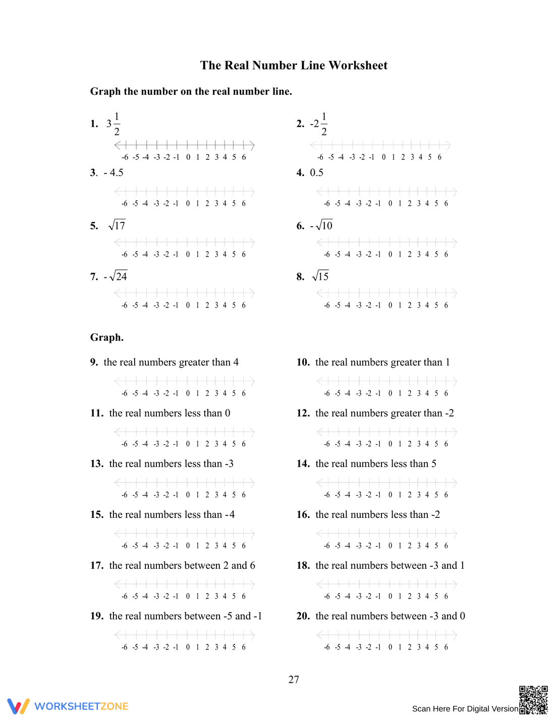 Sets of Numbers in the Real Number System - Page 5