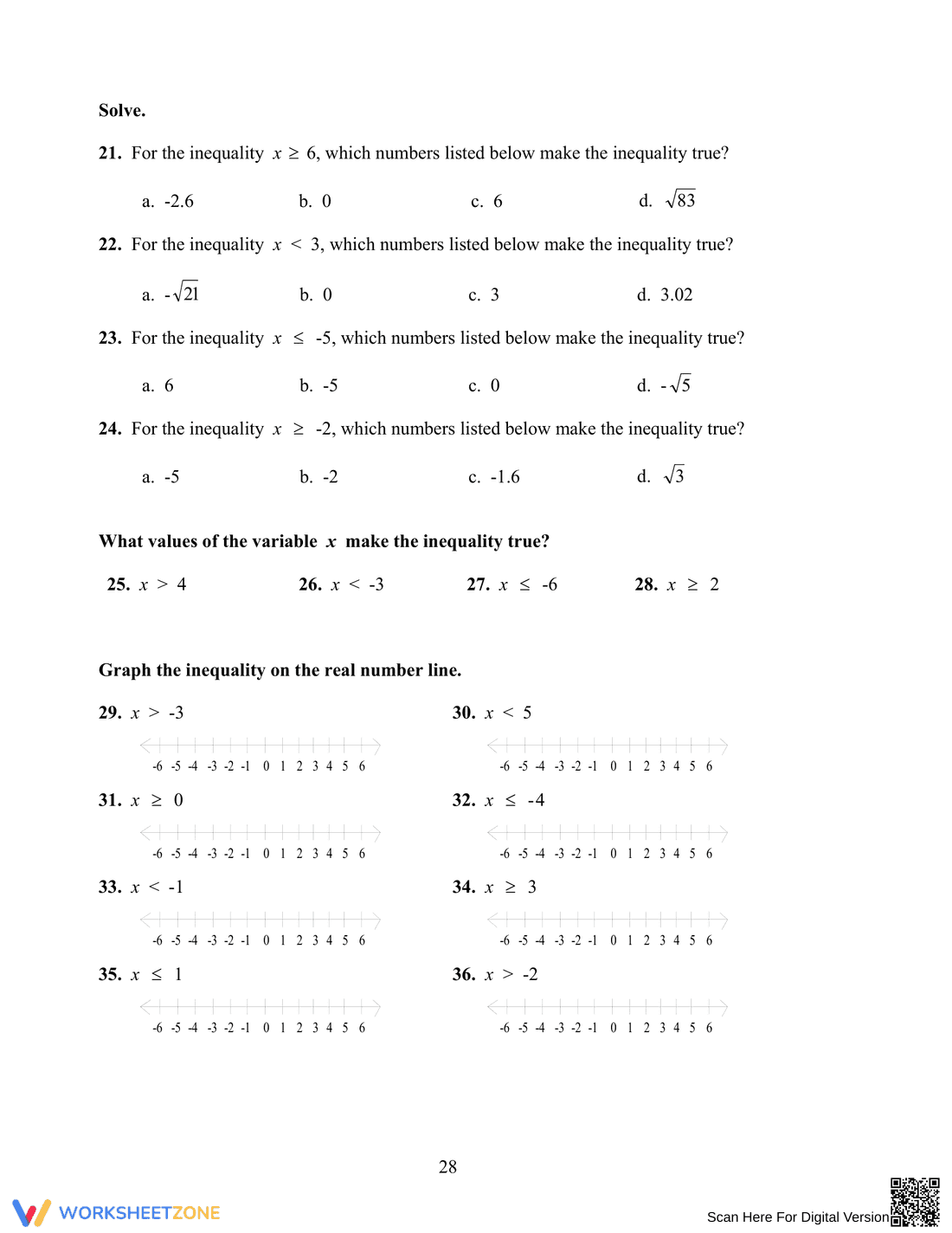 Sets of Numbers in the Real Number System - Page 6