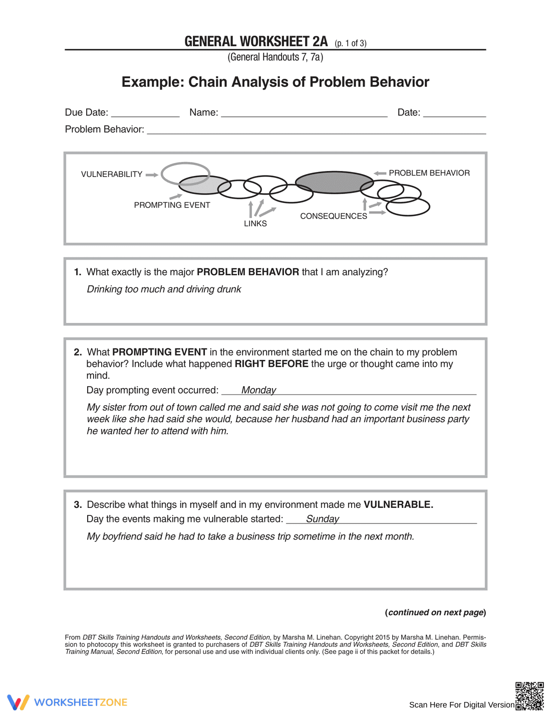 Chain Analysis of Problem Behavior - Page 5