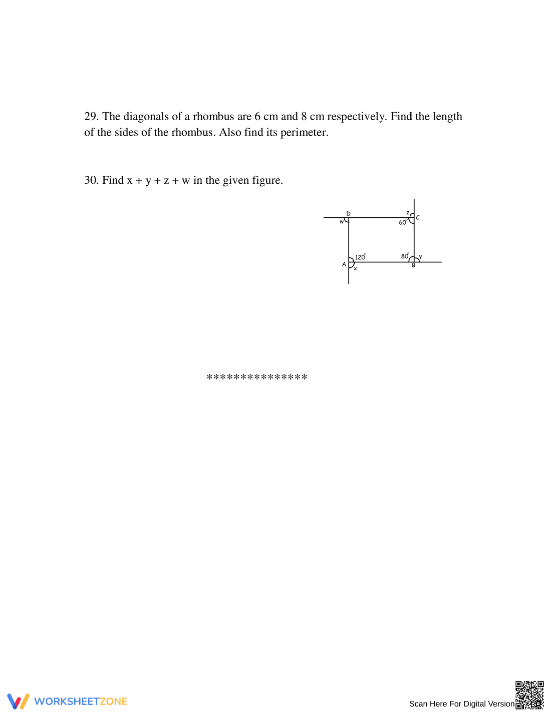 Understanding Quadrilaterals: Comprehensive Worksheet - Page 5