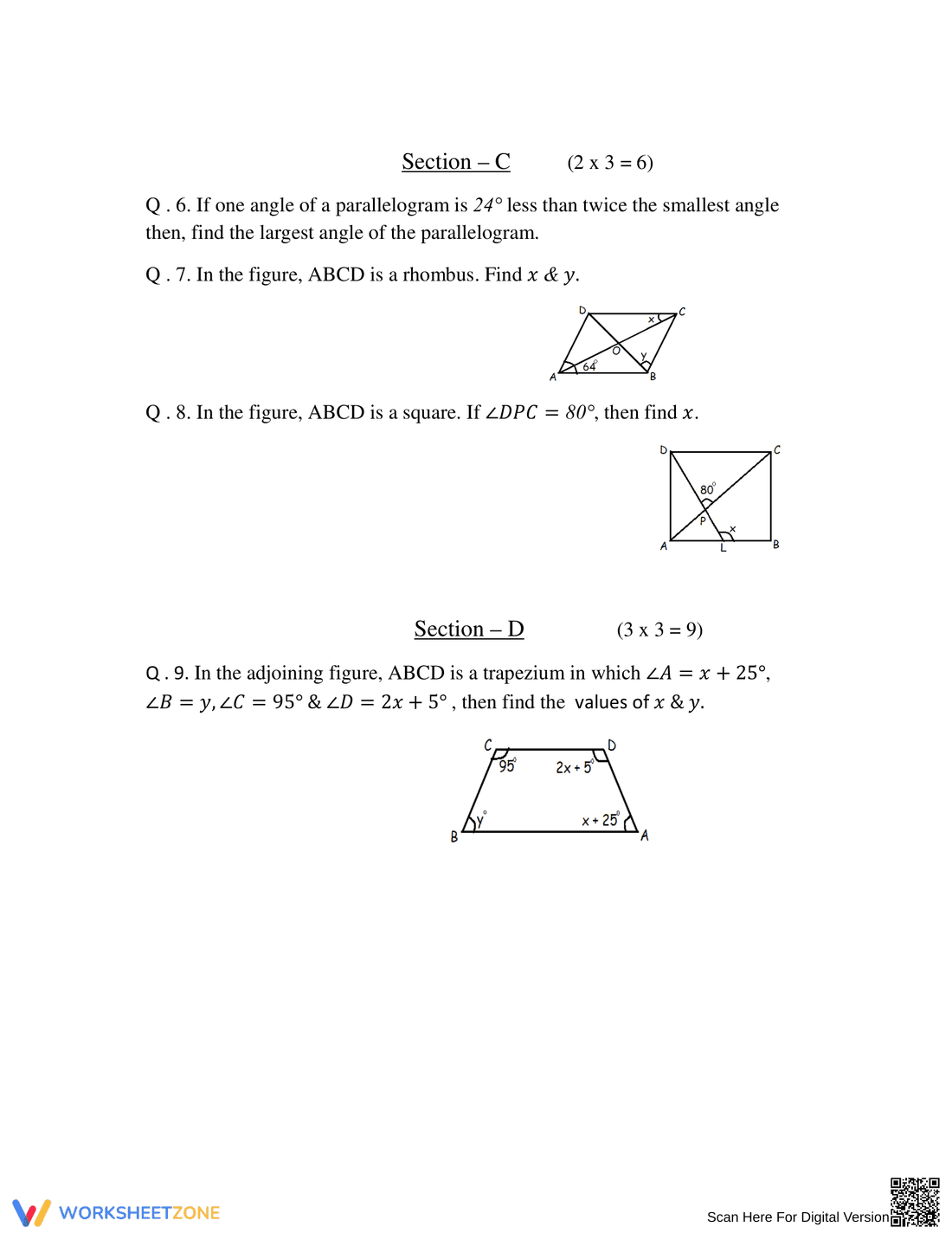 Understanding Quadrilaterals: Comprehensive Worksheet - Page 8