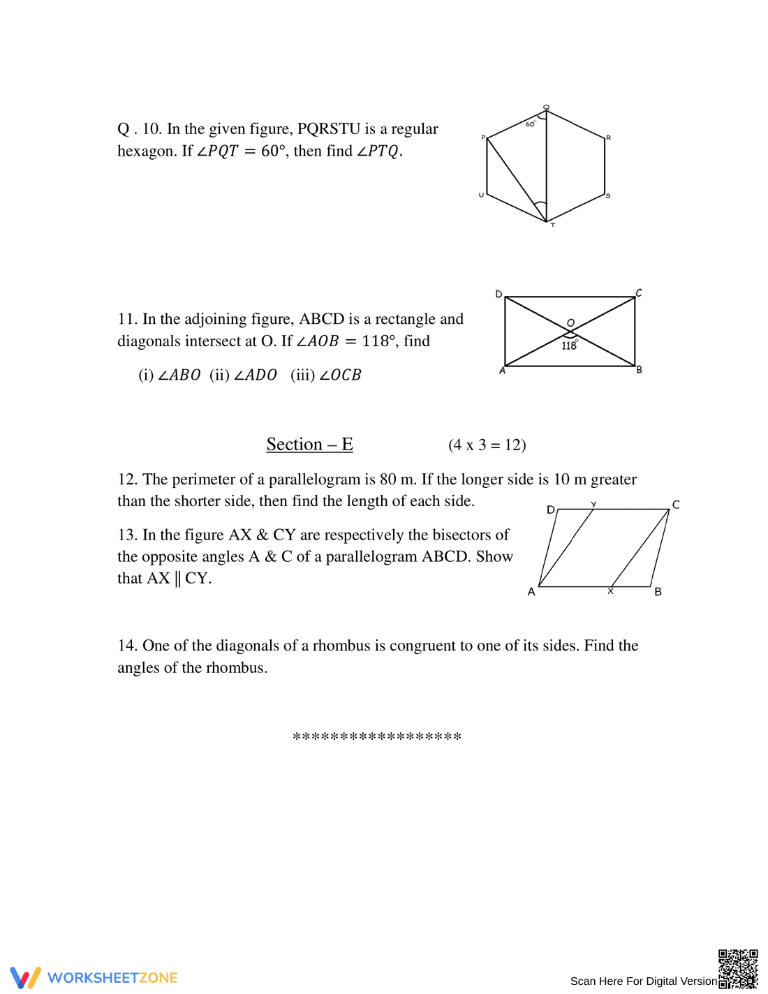 Understanding Quadrilaterals: Comprehensive Worksheet - Page 9